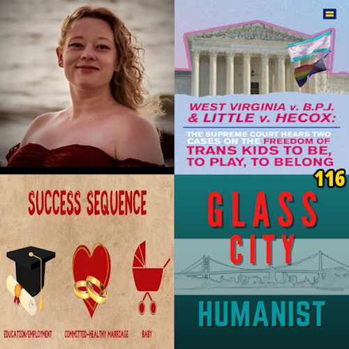 Topics covered in Episode 116 include Renee Good and Trans rights